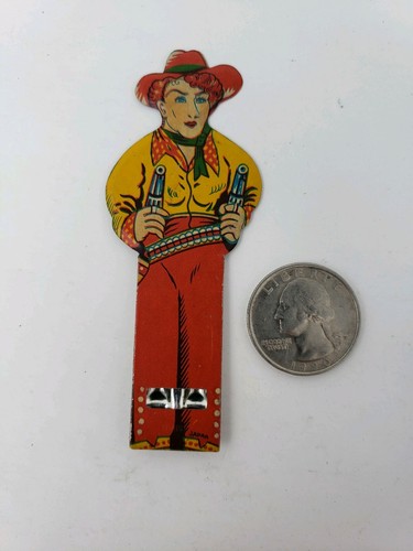 Vintage 1950s Japan Tin Litho Cowboy Whistle Set of Three - New Old Stock