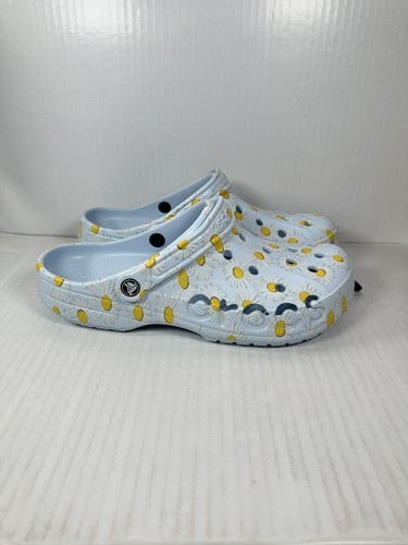 Crocs Baya Seasonal Printed Clog Mineral Blue Daisy 11M/13W