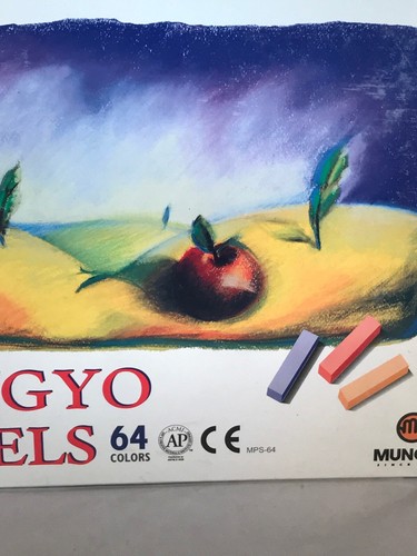 Mungyo Non Toxic Square Chalk, Soft Pastel, 64 Pack, Assorted Colors