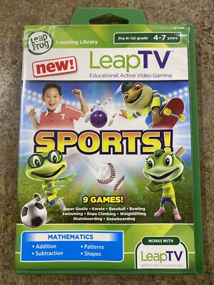 LeapFrog LeapTV Sports Educational Active Video Game 4-7 Yr
