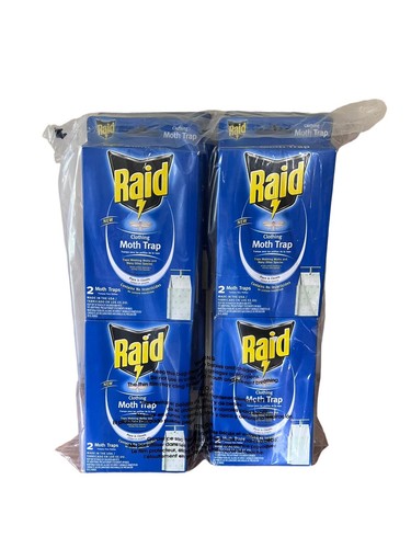(12)Raid Clothing Moth Pest Lure Trap - 2 Pack