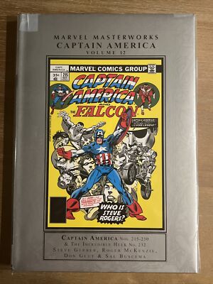 Marvel Masterworks Captain America Vol #12 HC New/Sealed Global Ship $75 SRP