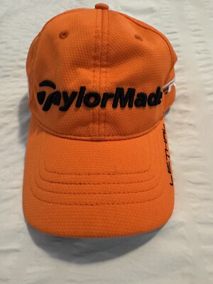 Taylormade Unisex Adult Adjustable Golf Hat Cap Lethal RBZ R1 Orange NWOT OSFM