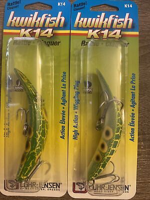 New Old Stock 2006 K9 Kwikfish by Luhr Jensen Sealed in Package Wiggling Plug