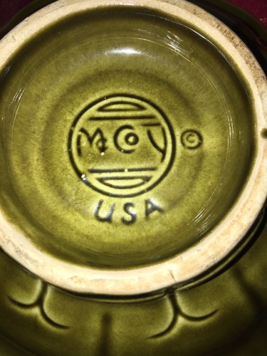 McCoy Salad/soup Dish Green, Approximately 1” Deep, Gorgeous