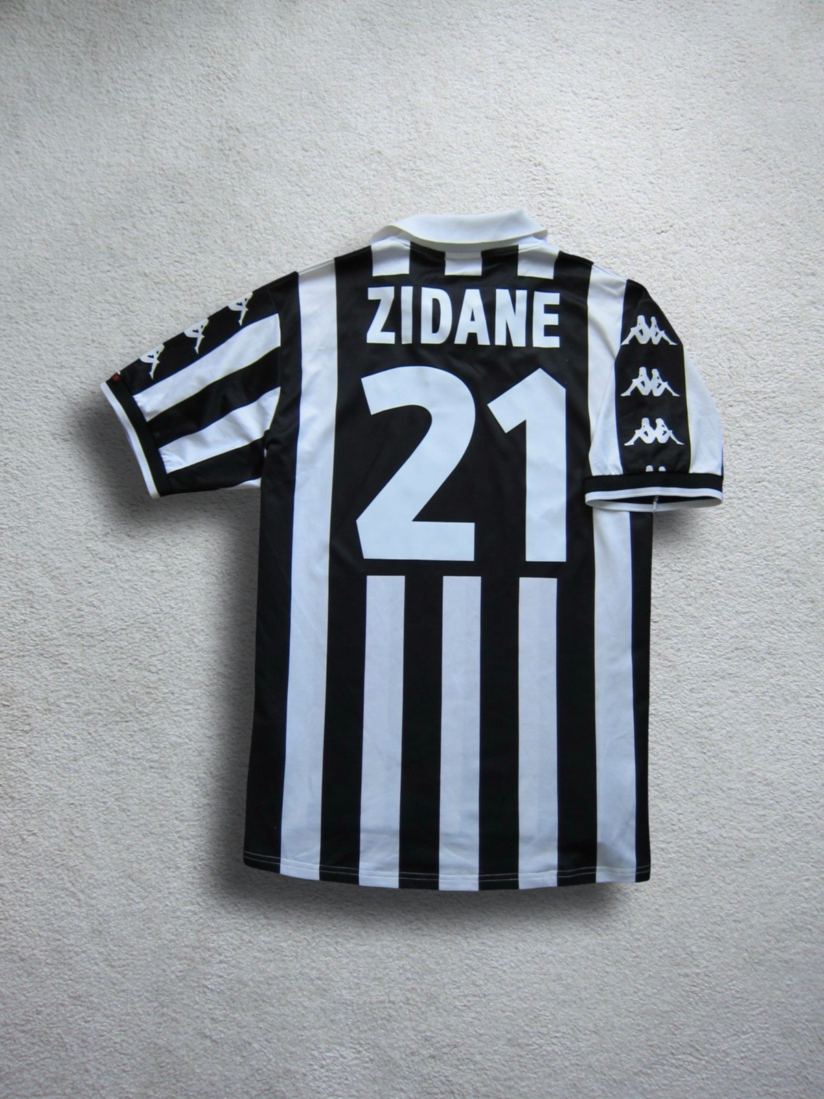 99-00 セリエA ユベントス ジダン ユニフォーム(H) 99/00 Juventus ZIDANE Soccer Jersey Football Shirt French