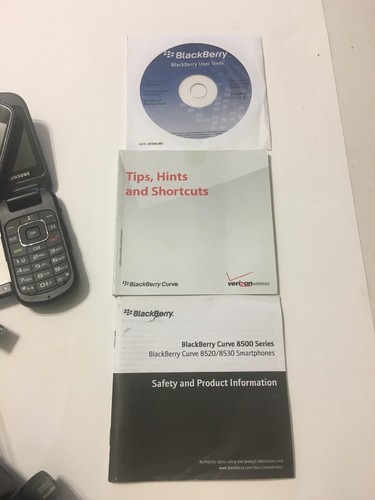 cell phone lot Blackberry Curve Verizon ZTE & Samsung Flip Phones