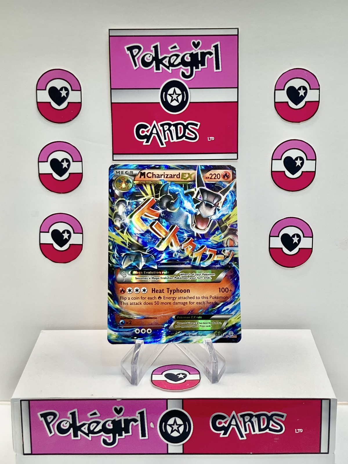Mega M Charizard Ex 12 Xy Generations Ultra Rare Pokemon Card Near Mint Ebay