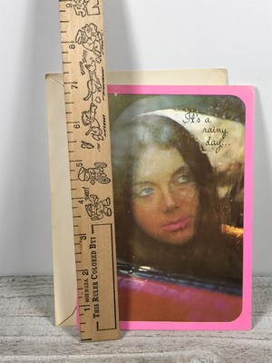 Vintage 1970's Get Well Soon Greeting Card by fantasy