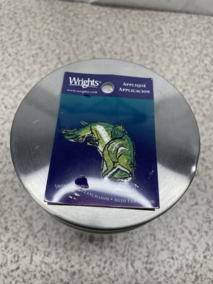 Wrights Bass Iron On Patch