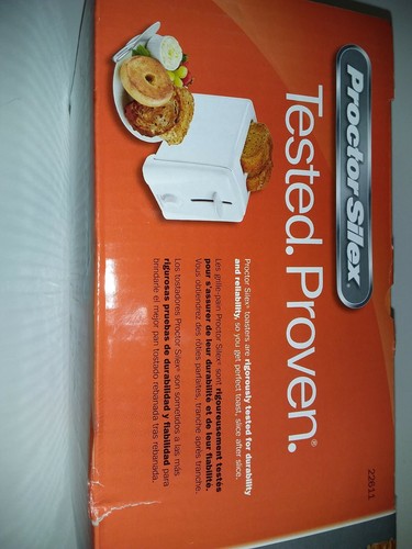 PROCTER SILEX DURABLE 2 SLICE TOASER - AUTO SHUTOFF
