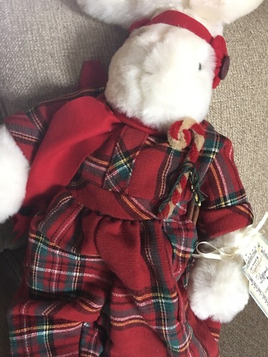 New With Tag~ Handcrafted Bunny Named “Peppermint Stick~ 21” Tall