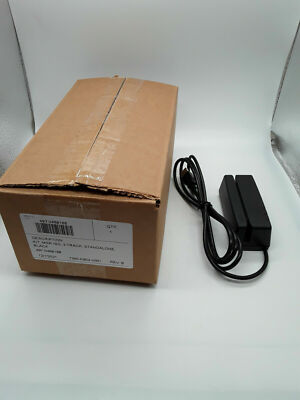 NCR MSR IOS 3-TRACK BLACK SHELL STANDALONE USB CARD READER (MC1370-5094)