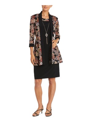 Женская черная куртка R&M RICHARDS с открытыми передними подплечниками Wear To Work Jacket Plus 20W
