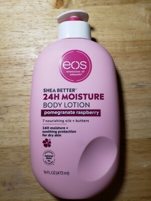 eos Shea Better 24H Moisture Body Lotion Pomegranate Raspberry 16oz.  