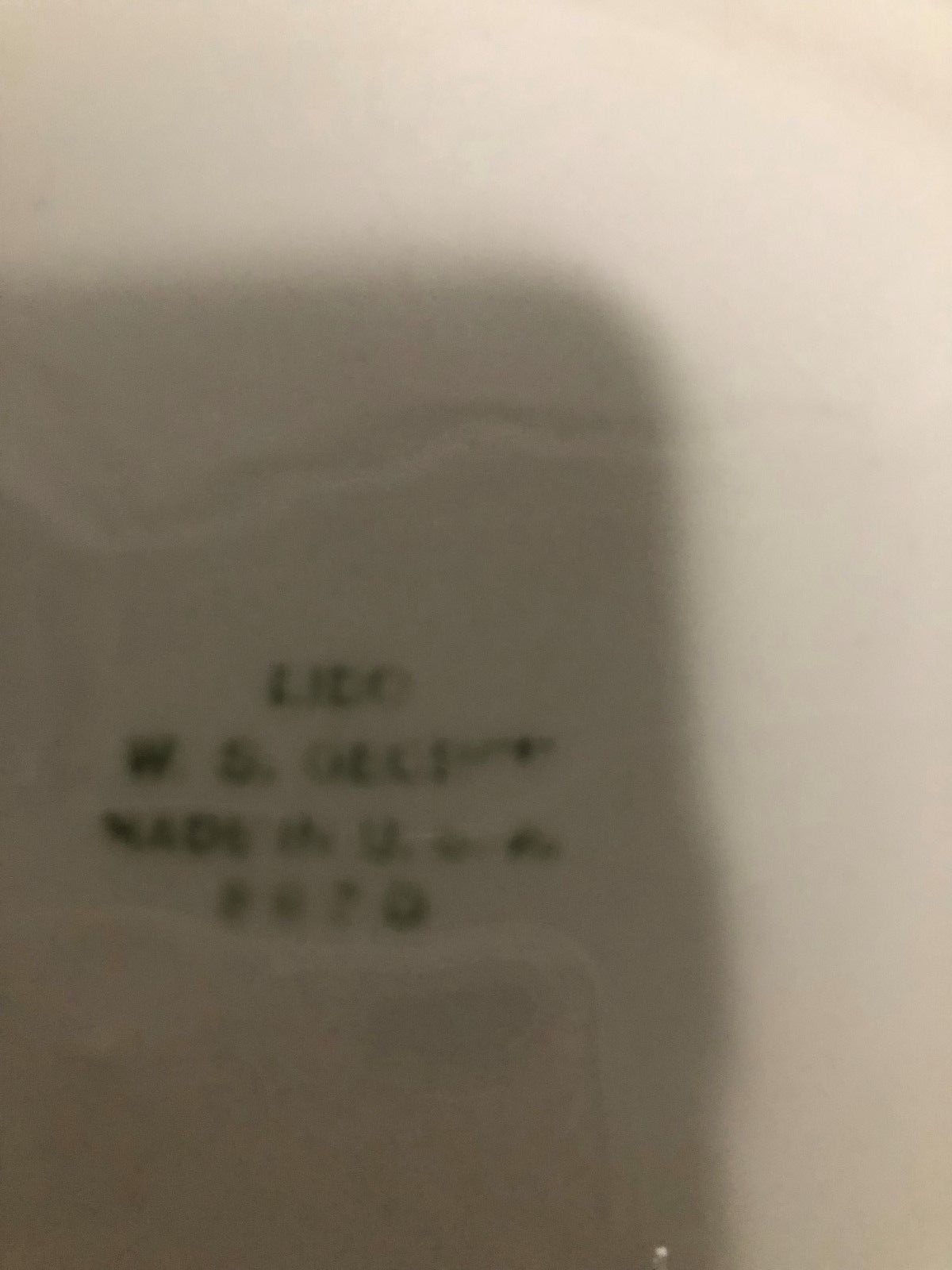 W S George White Lido Peach Blossom Platinum set of 4 lunch plates pre-owned