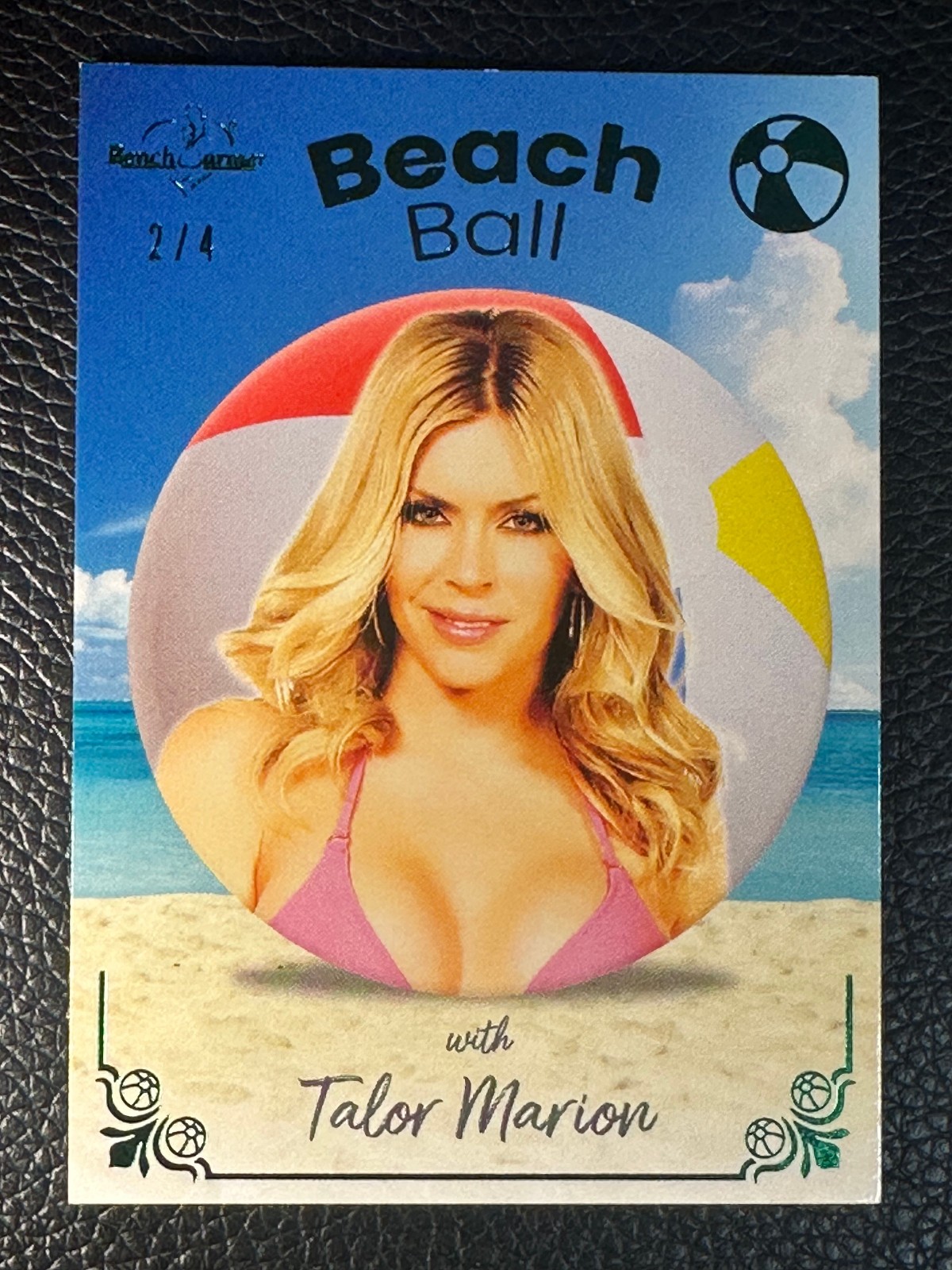 2022 Bench Warmer Beach Ball Green Talor Marion 2/4  Foil