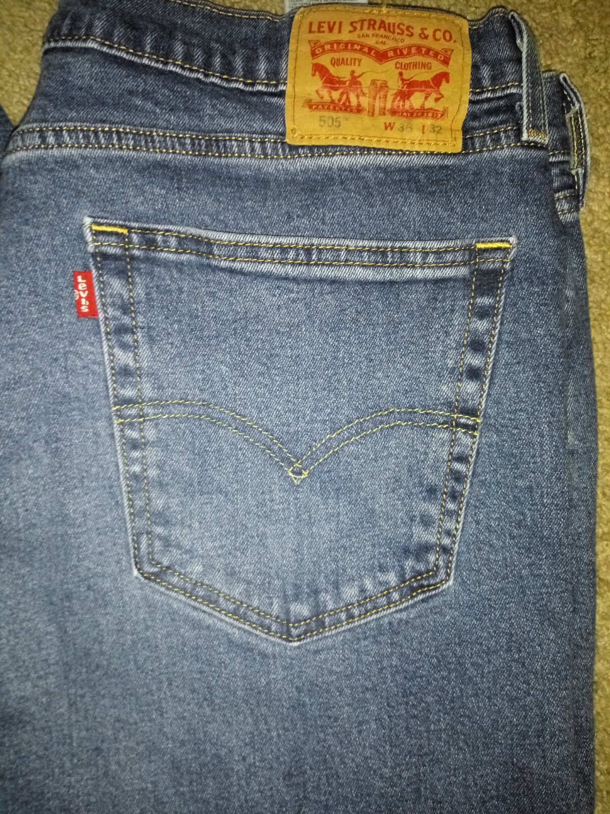 SUPREME×LEVI'S 505 zip fly 32×32 11AW Supreme シュプリーム 11AW ×Levis 505 Zip Fly Jean リーバイス