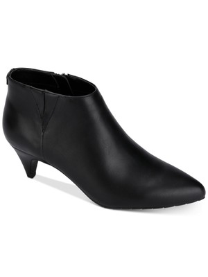 KENNETH COLE Женские черные босоножки Reaction Kick Pointed Toe Kitten Heel Shootie 8