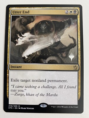 Utter End *Non-Foil* PROMO MTG KTK MT/NM PW Stamp Combined Shipping -TCGshowcase