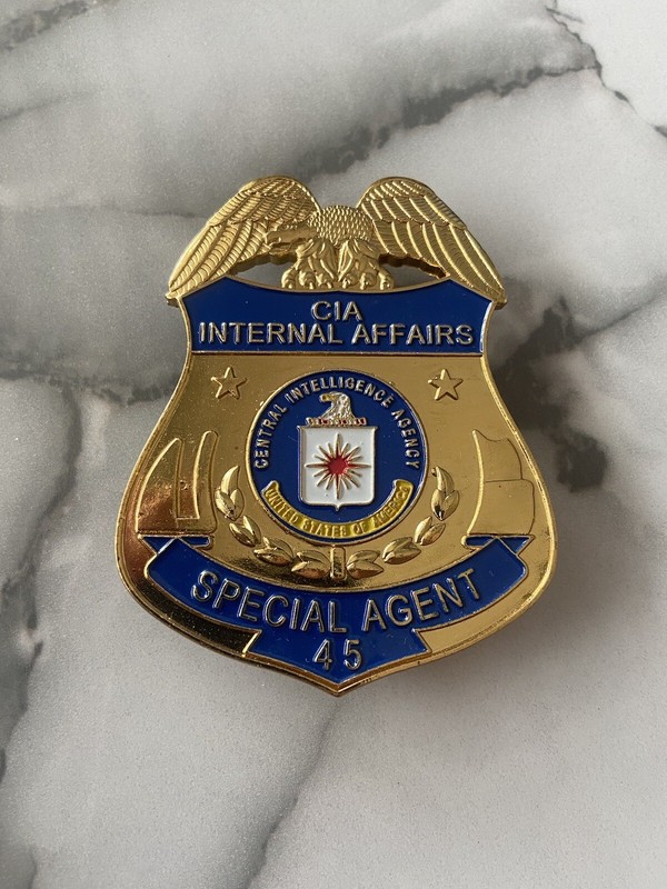 Historisches Us Police Badge Replica/SammlerstÃ¼Cke/ Cia Special Agent