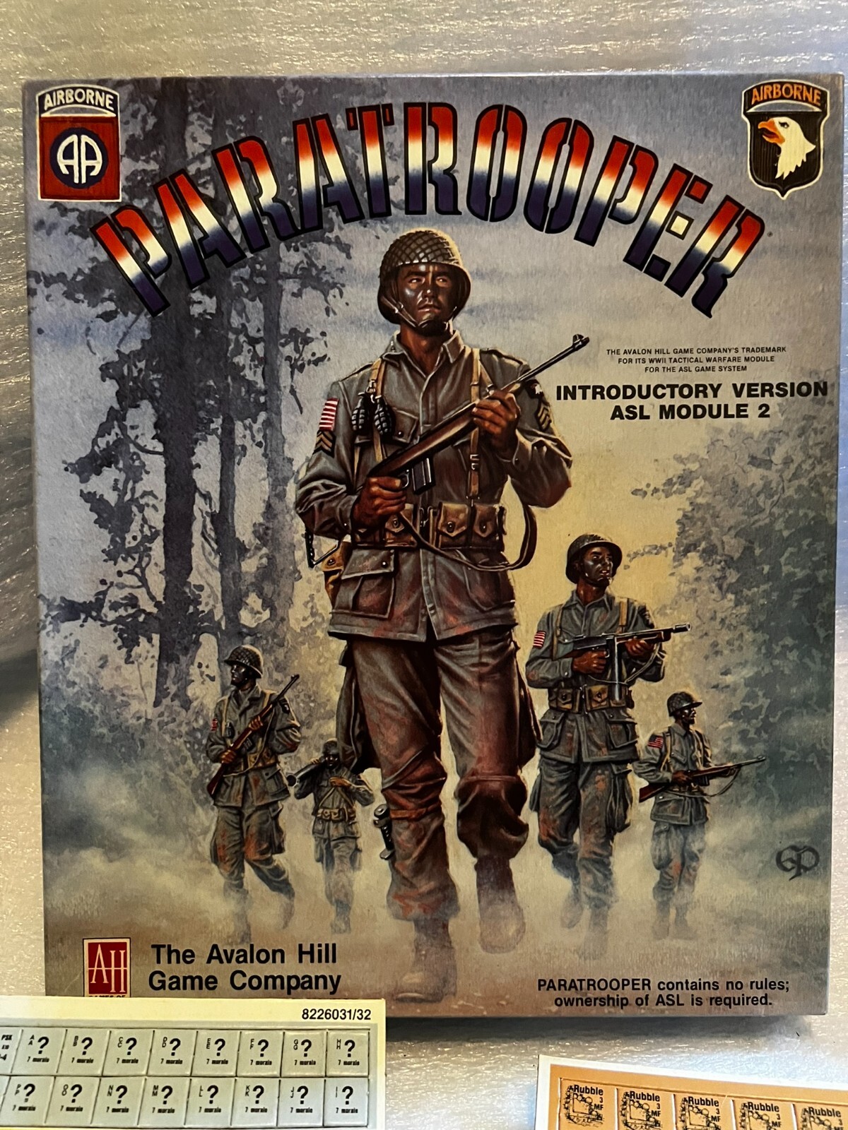 PARATROOPER ASLモジュール2 ASL Paratrooper Module ASL Paratrooper d'Avalon (wargame SMC