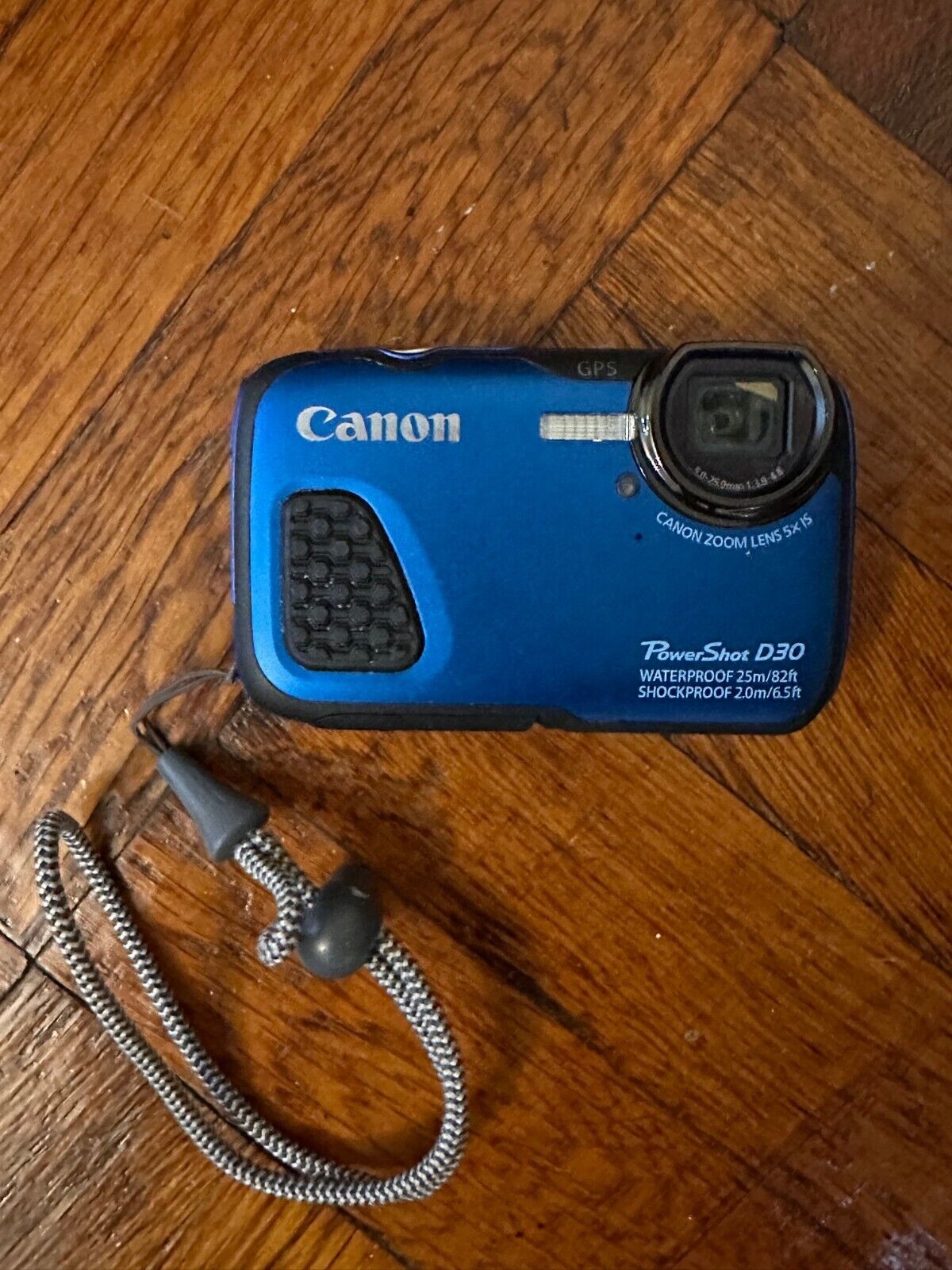 ジャンク バッテリー欠品 Canon デジカメ PowerShot D30 ブルー ジャンク バッテリー欠品 Canon デジカメ PowerShot D30 ブルー