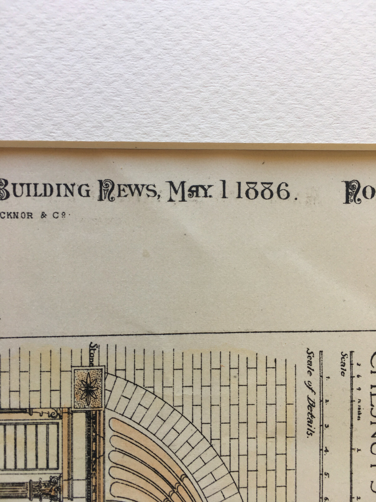 Philips House, Chestnut St, Salem, MA, 1886, Original Hand Colored
