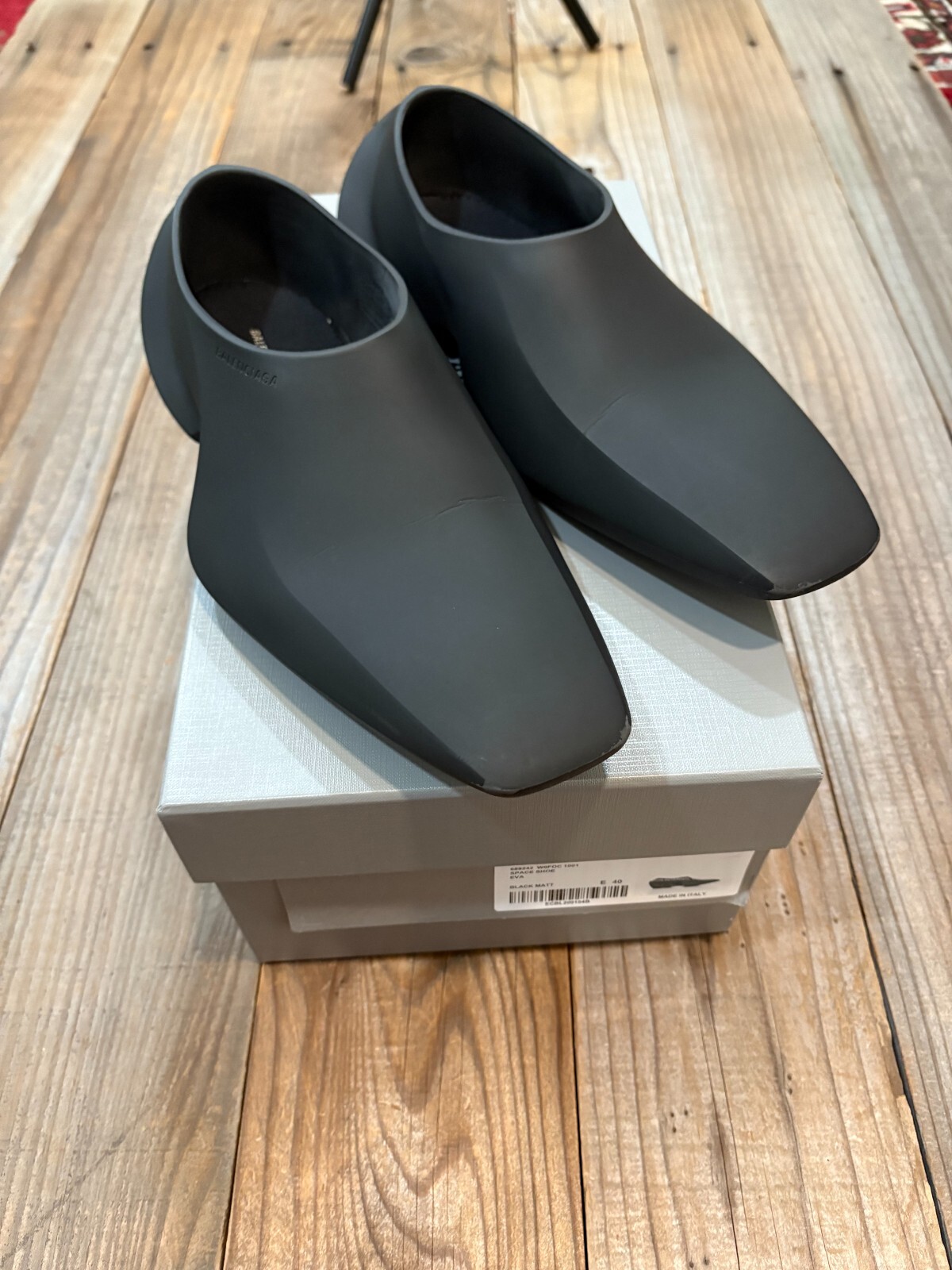 balenciaga space shoe シャイニーブラック size40 Balenciaga Space Shoe Matte Black Size 40 | eBay