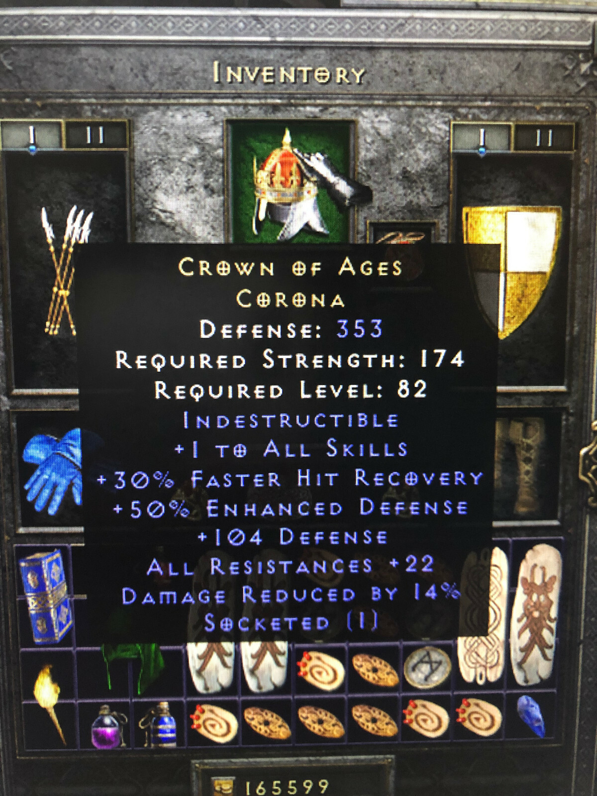 DIABLO 2:RESURRECTED✓ Crown of Ages, unique Corona ✓ PC SC