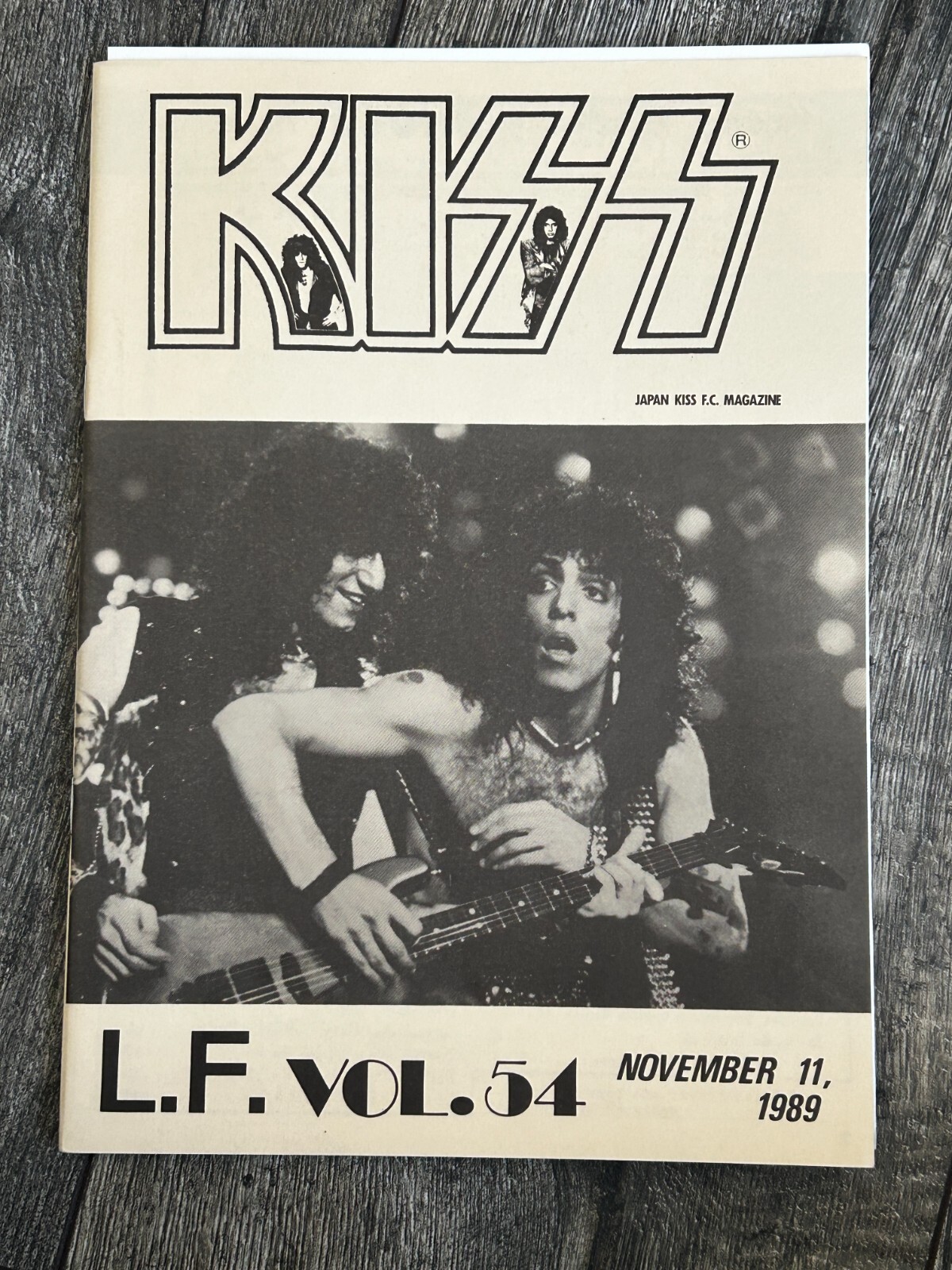 KISS Fanzine Magazine L.F. Vol 54 Japan 1989 Paul Stanley KISS Fanzine Magazine L.F. Vol 54 Japan 1989 Paul Stanley