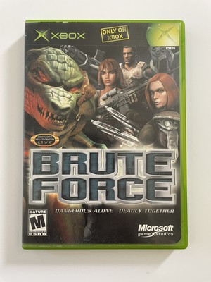Brute Force (Microsoft Xbox, 2003) COMPLETE Very Good Condition