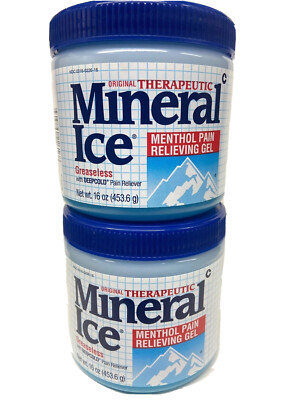  2 MINERAL ICE RELIEVING GEL 16oz 