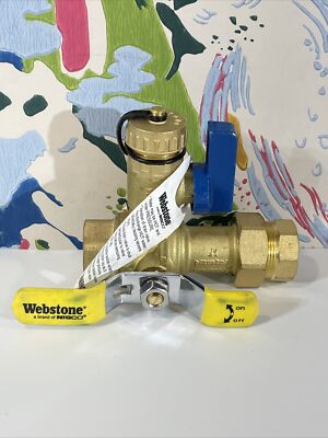 Nibco Webstone 500W06 Brass Diverter Valve 1'' x 3/4''