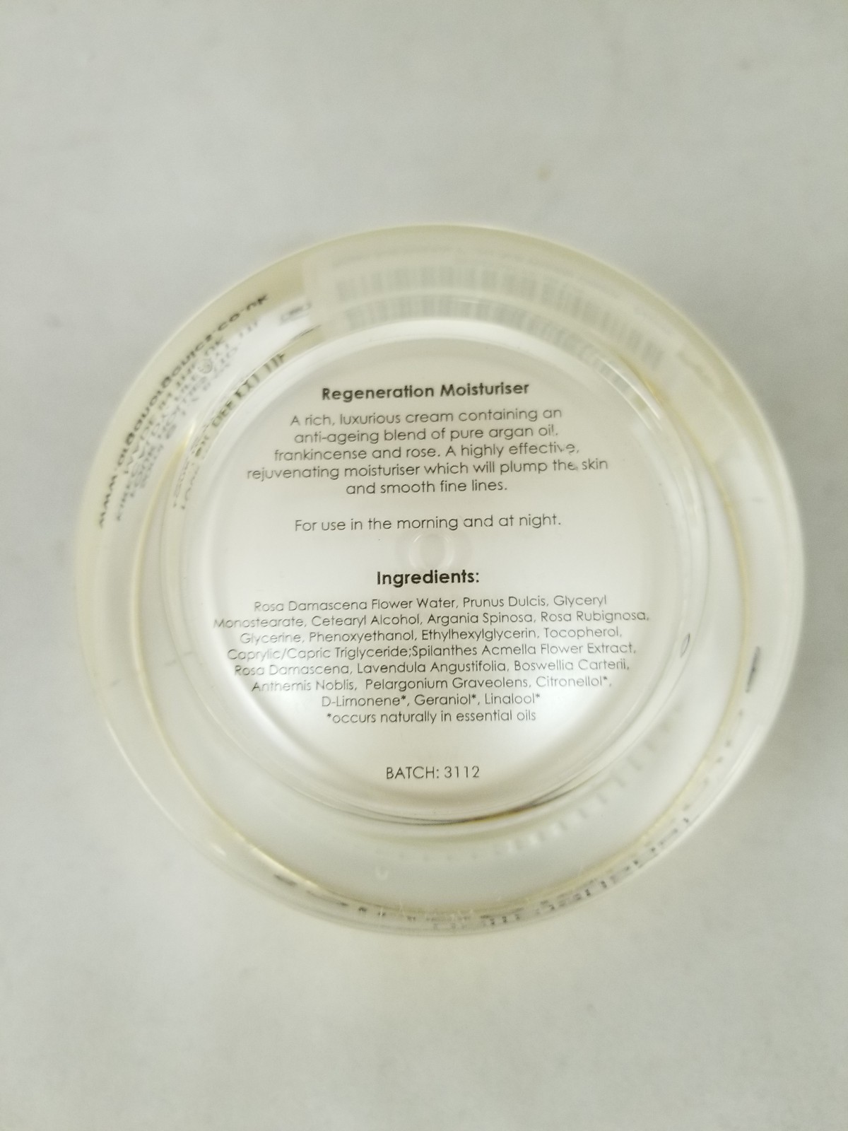 ArganOrganics Regeneration Anti-Wrinkle Cream 1.7 fl oz/50ml