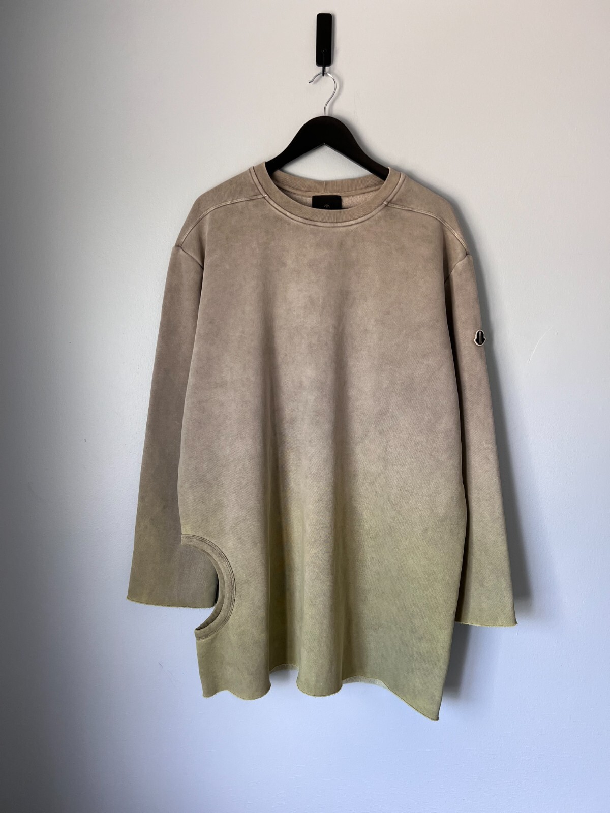 専用moncler×rick owens subhuman Moncler + Rick Owens Subhuman cut-out Jumper | Grey | FARFETCH