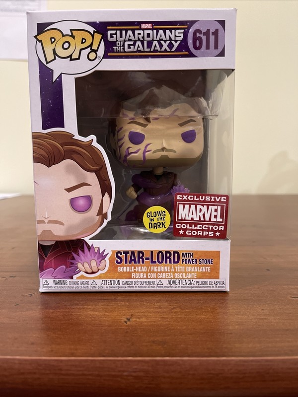 Funko Pop Marvel Star-Lord 611 GITD - Collector Corps 2020 - Scellé