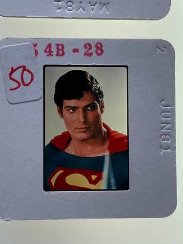 4 Superman Movie 35mm Photo Slides Christopher Reeve Vintage 1981 Lot #3