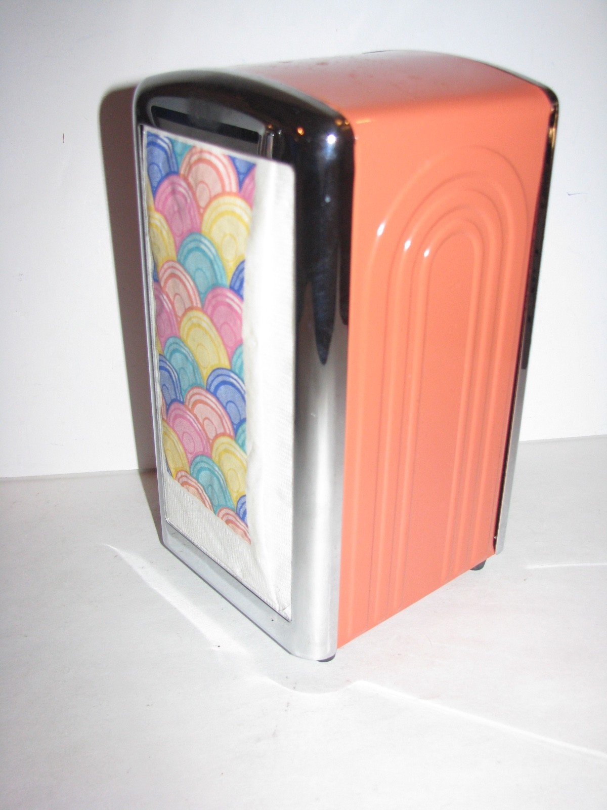 Fiestaware, Napkin Dispenser, Fiesta, Persimmon orange, Excellent