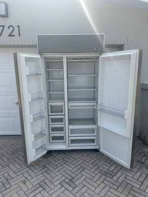 Sub-Zero 642/F 42'' Side-by-Side Panel Ready Refrigerator Freezer May 2004