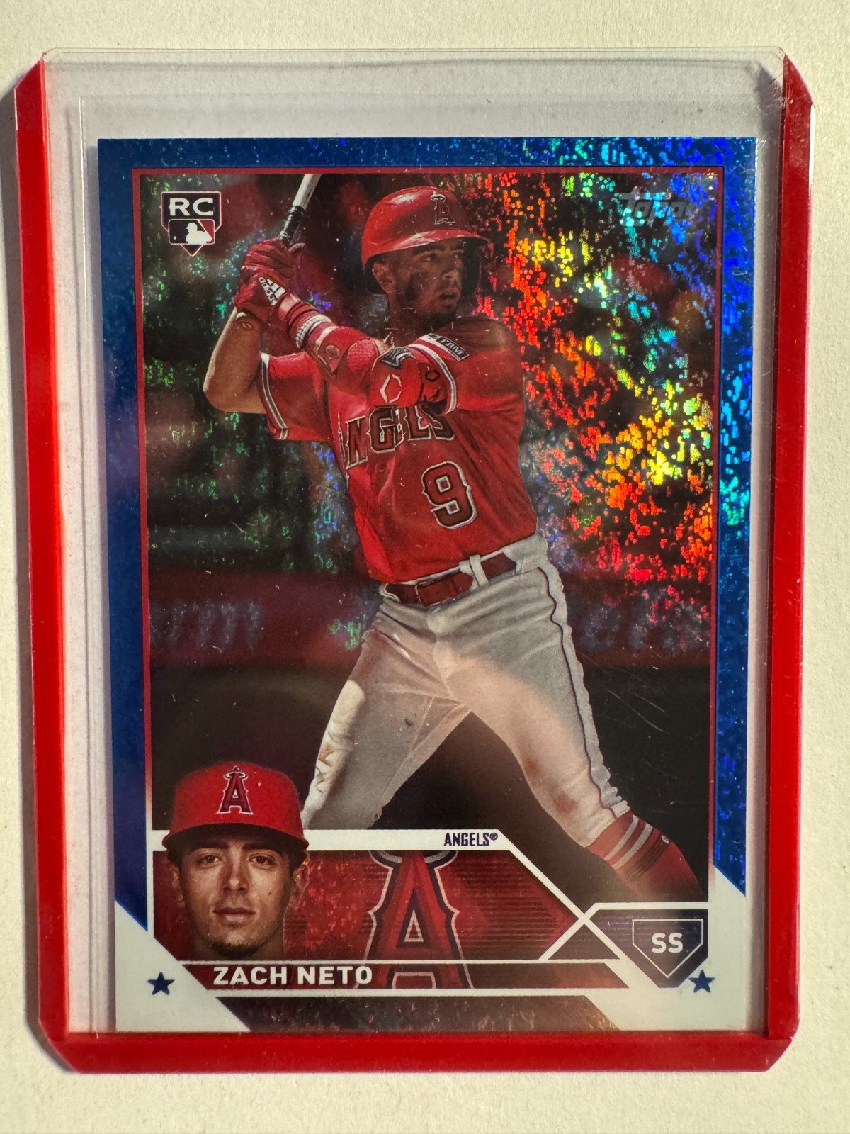 topps update 2023 Zach Neto 直筆サイン　/99 K311,706 - 2023 Topps Update Blue Foilboard #US98 Zach Neto