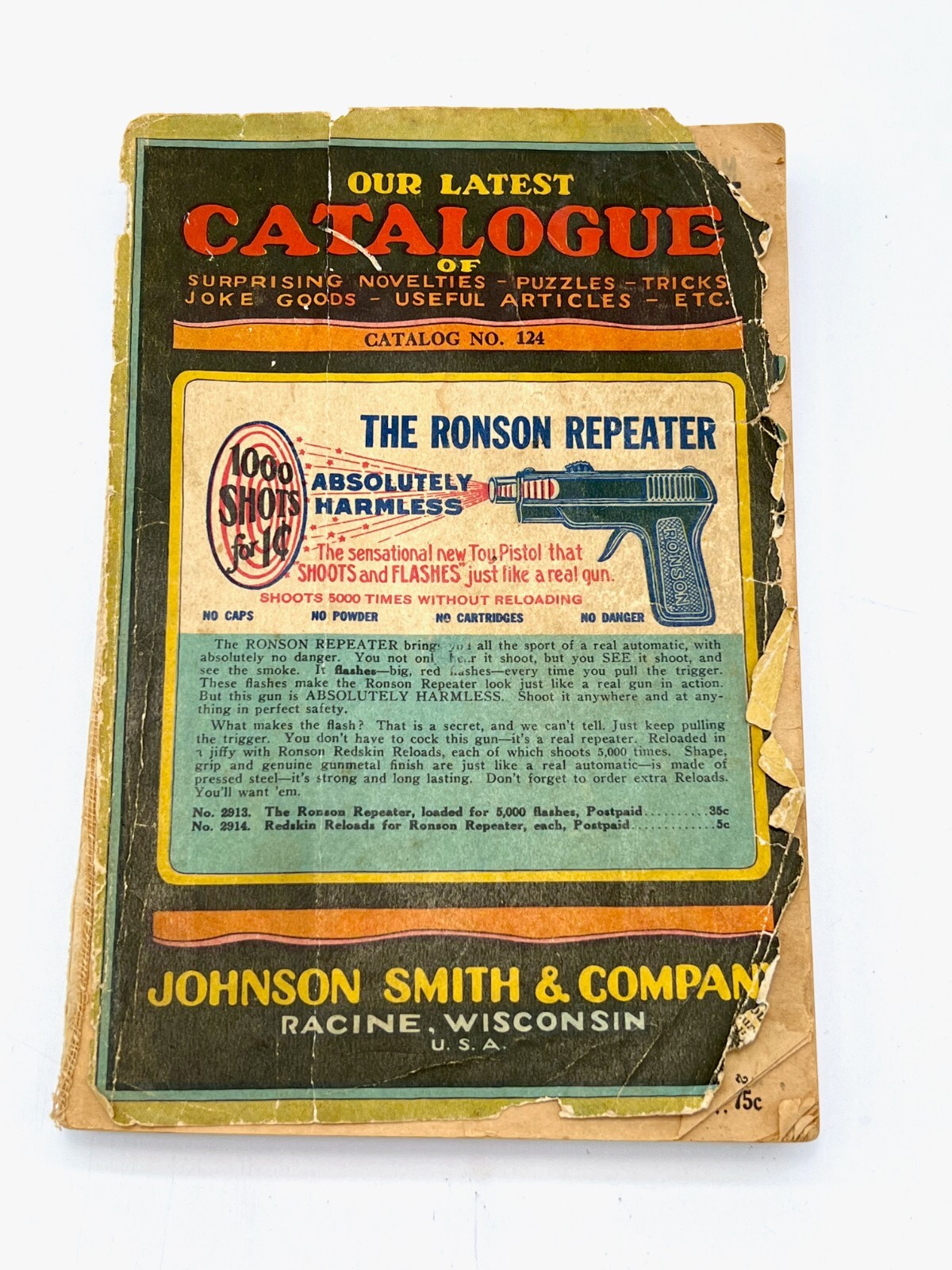 Johnson Smith & Company Vintage Catalogue #124 - Racine