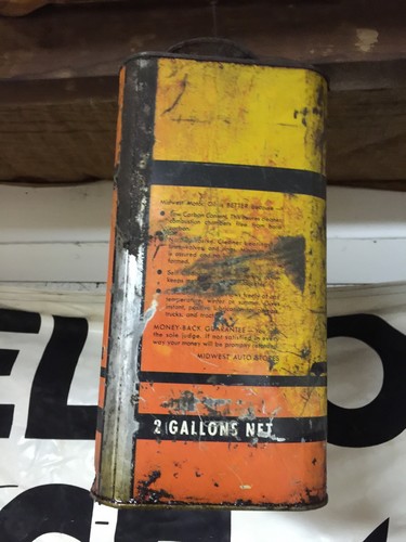 Midwest Motor Oil 2 Gal Metal Can