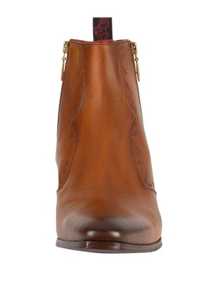JEFFERY WEST JEFFERY WEST MEN'S CARLITO LEATHER BOOTS, BROWN