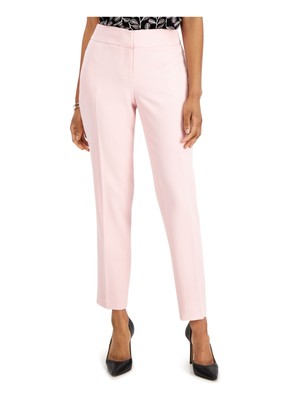 

KASPER Женские розовые брюки с крючком и перекладиной для работы Прямые брюки Petites, Розовый, 10798945