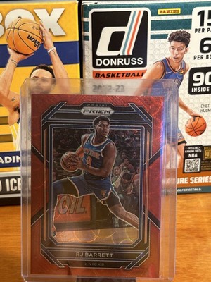 RJ Barret Panini 2022-23 Prizm Choice Red 82/88 #14 Knicks