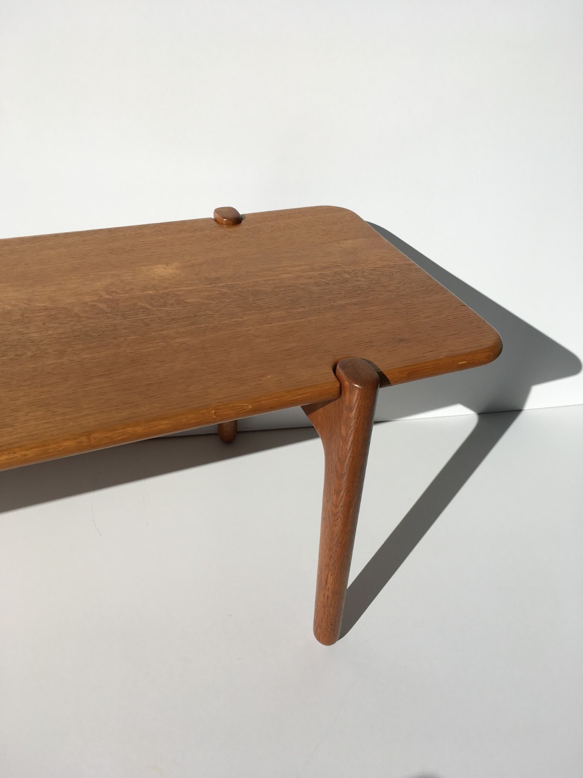 SALE! Authentic Hans Wegner Oak Bench / Coffee Table for Johannes Hansen 1950s