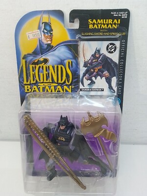 BATMAN Samurai Slashing Sword OF LEGENDS KENNER ACTION FIGURE SIGILLATO-ZR-N5
