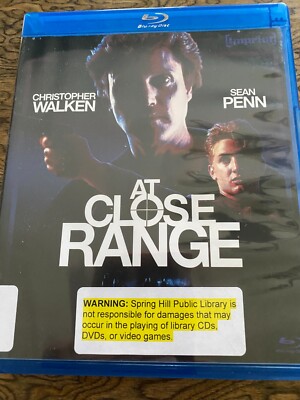 At Close Range Blu-ray Disc Film Christopher Walken, Sean Penn 2024
