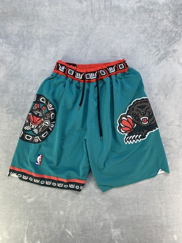 Vancouver Grizzlies Shorts Mens Large Blue NBA Basketball